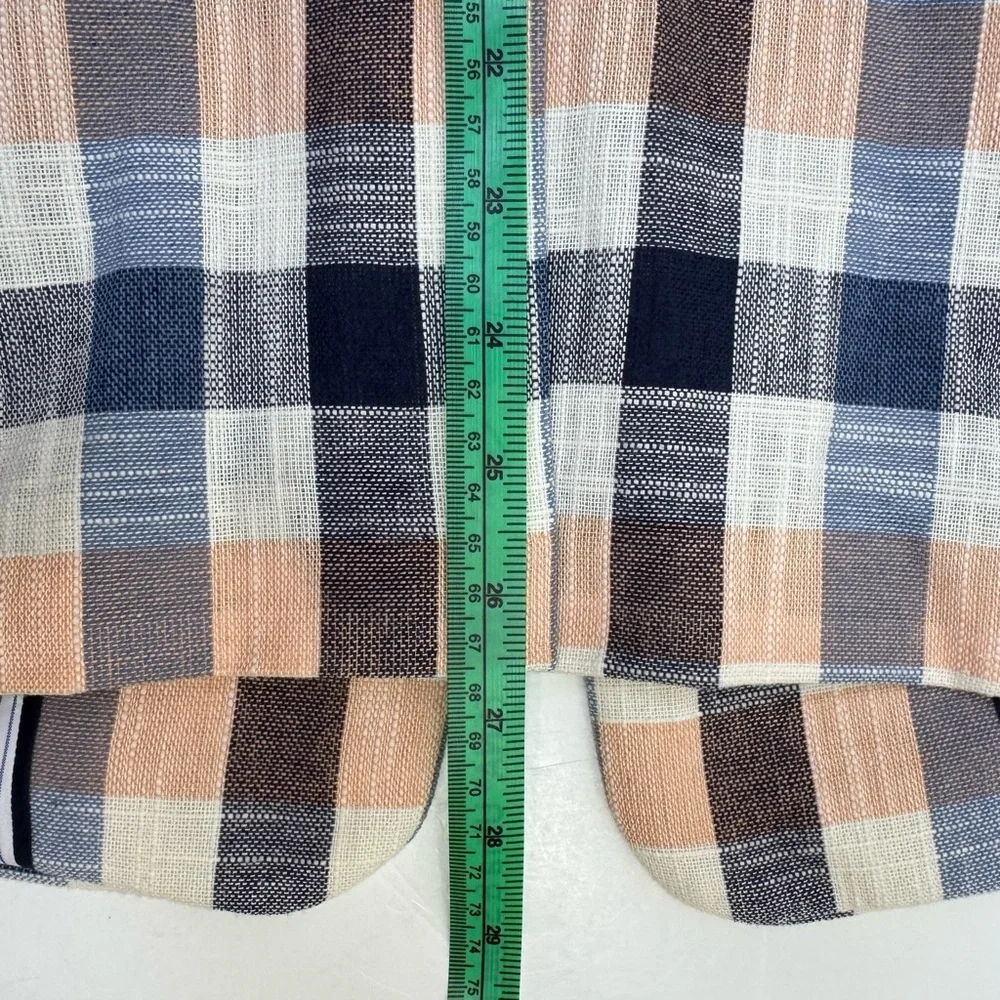 Talbots Plaid Blazer Women’s Size 8 Multicolor Classic Career Jacket Pink Navy
